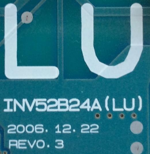 BACKLIGHT / SAMSUNG INV52B24ALU / INV52B24A (LU) / SSB520WA24 / REV0.3 / PANEL LTA520HA03 / MODELOS LNT5265FX/XAA / LNT5265F / LE52M87BDX/XEU - Imagen 3